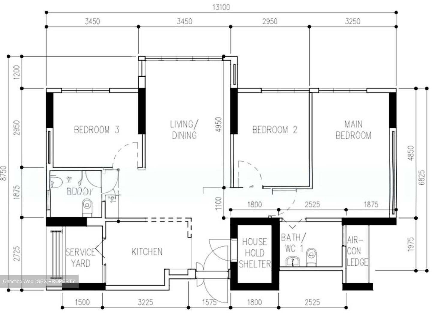Blk 104A Alkaff Courtview (Toa Payoh), HDB 4 Rooms #581342121